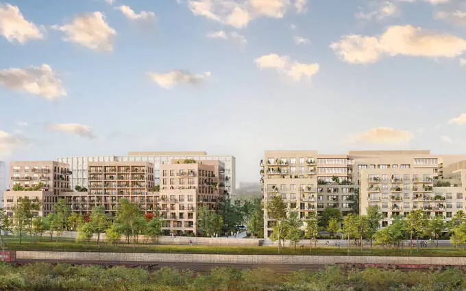 Rouen rive droite écoquartier Flaubert proche tram à Rouen
