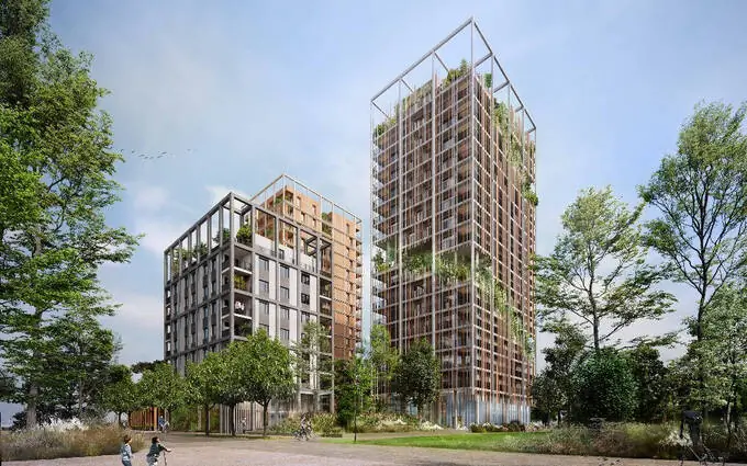 Strasbourg quartier Archipel au Wacken entre ville et nature à Strasbourg