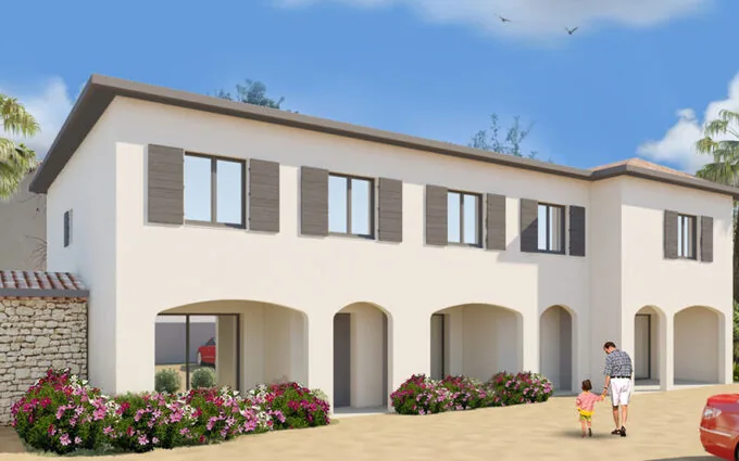 Uchaud villas au calme proches de la Mairie à Uchaud