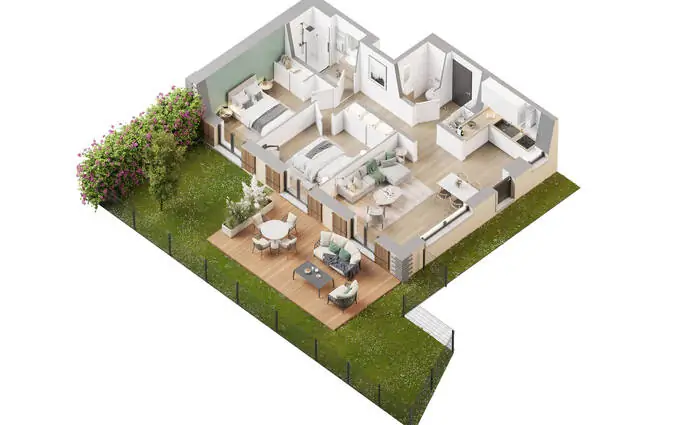 Villaz grange en réhabilitation avec vue sur Le Parmelan à Villaz (74370)