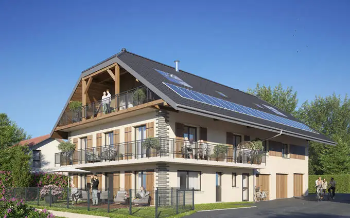 Villaz grange en réhabilitation avec vue sur Le Parmelan à Villaz