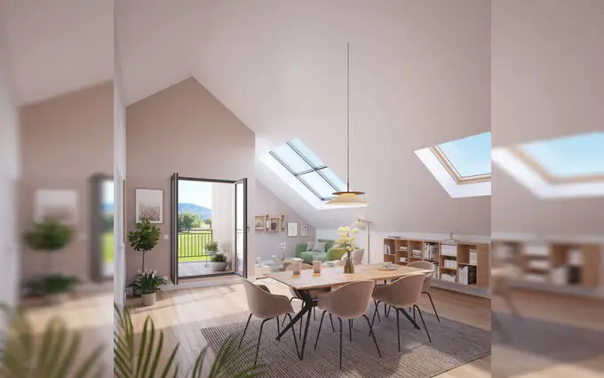 Villaz grange en réhabilitation avec vue sur Le Parmelan à Villaz