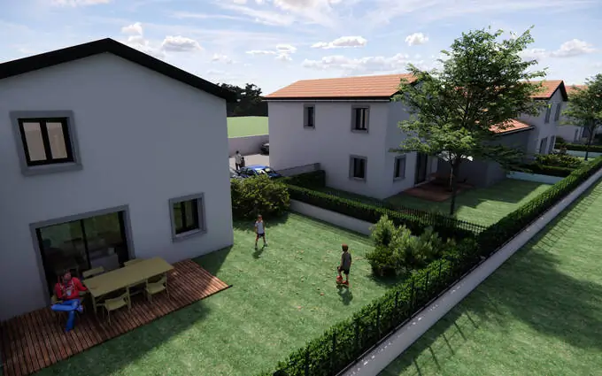 Ternay maisons neuves à 1km du centre à Ternay