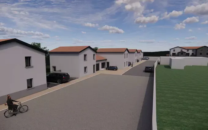 Ternay maisons neuves à 1km du centre à Ternay