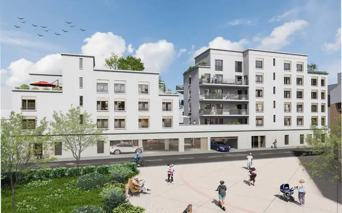 Le Havre Parc Massillon et au pied de la future ligne de tram à Le Havre