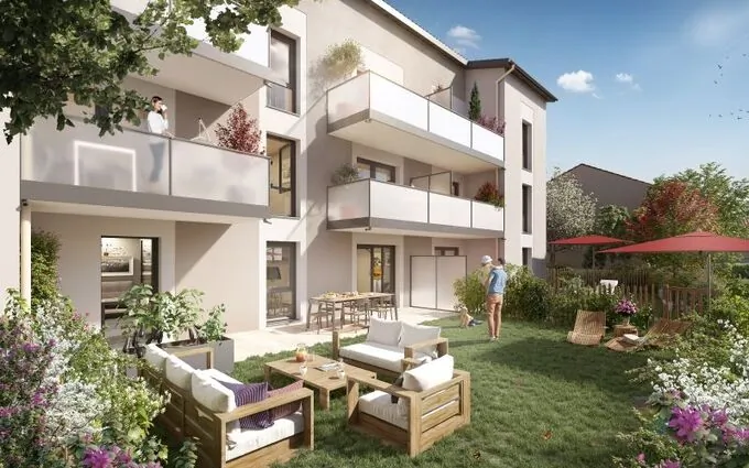 Patio d'azieu à Saint-Bonnet-de-Mure