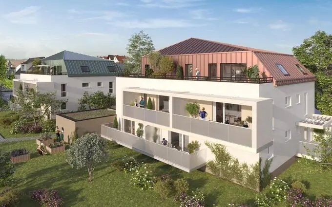 Terrasses du centre à Fegersheim (67640)