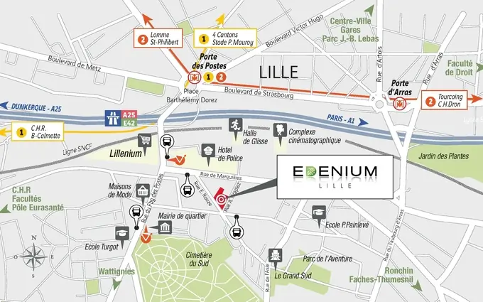 Edenium à Lille