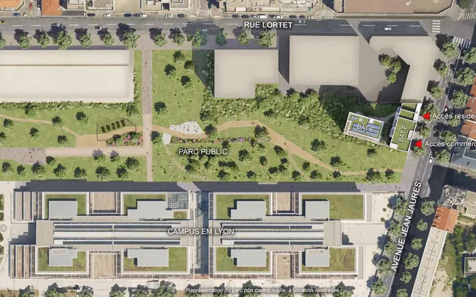 Côté Parc à Lyon 7ème