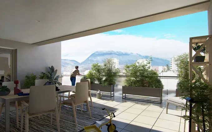 L’oiseau blanc à Saint-Martin-d'Hères