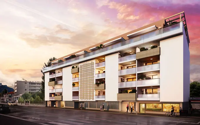 L’oiseau blanc à Saint-Martin-d'Hères