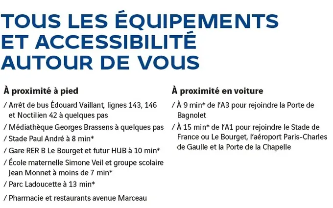 Les terrasses marceau tr2 b à Drancy