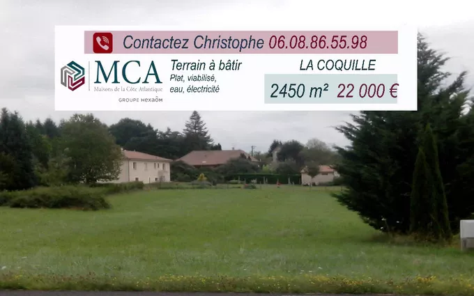Terrain à bâtir à La Coquille à La Coquille (24450)