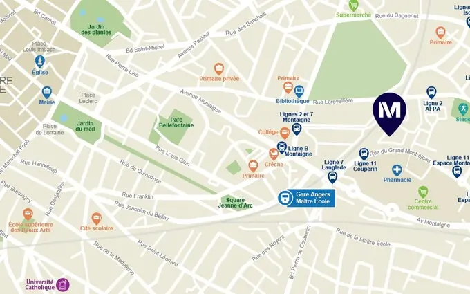 Les jardins d'amytis à Angers