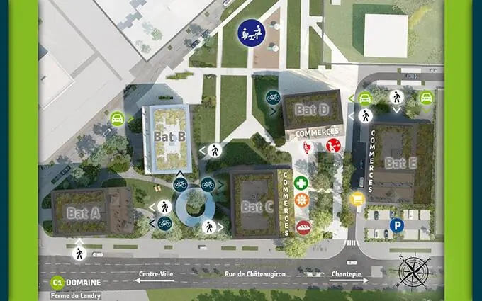 L'esplanade à Rennes