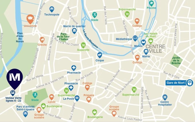 Urbanéo venise verte à Niort