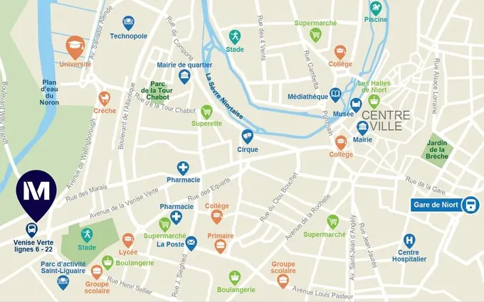 Urbanéo venise verte à Niort