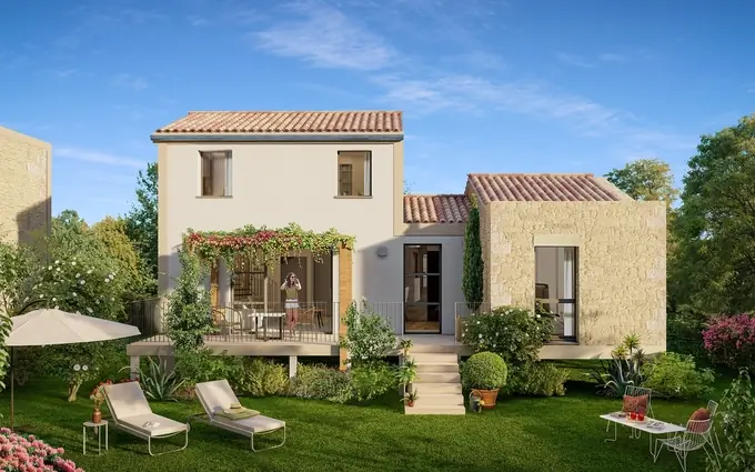 Maisons fenetre sur alpilles - t1 à Saint-Étienne-du-Grès