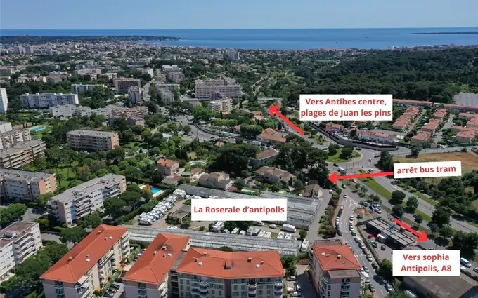La roseraie d'antipolis à Antibes