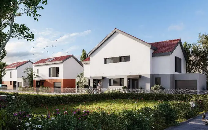 Eckbolsheim maisons neuves quartier résidentiel à Eckbolsheim