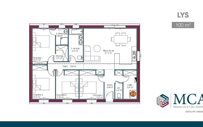 Terrain à partir de 775m² à Omet à Omet