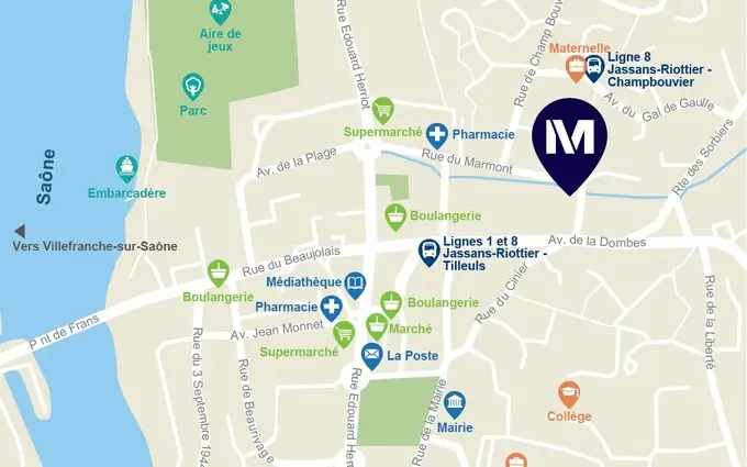 Le clos des amandiers à Jassans-Riottier