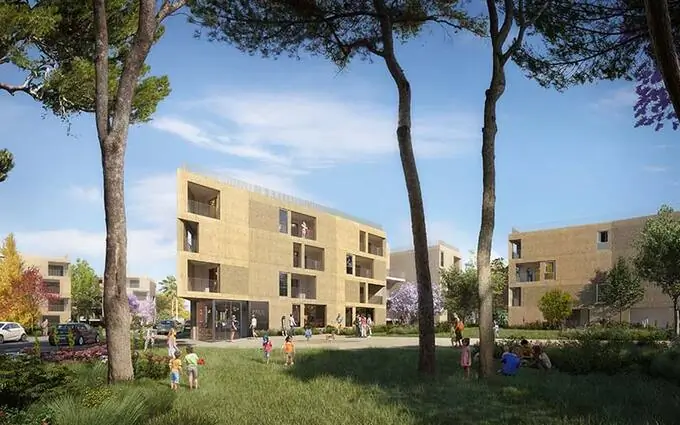 Le versant des roches à Hyères