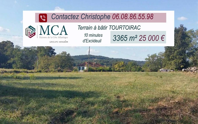 Terrain à partir de 3365m² à Excideuil à Excideuil (24160)