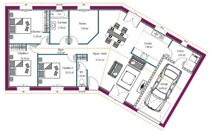 Terrain à partir de 858m² à Sorges à Sorges