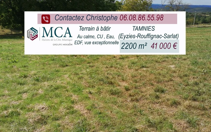Terrain à partir de 2200m² à Rouffignac-Saint-Cernin-de-Reilhac à Rouffignac-Saint-Cernin-de-Reilhac (24580)