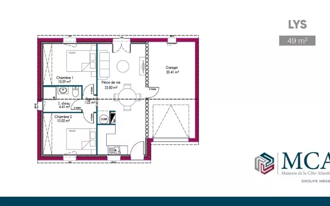 Terrain à partir de 325m² à Médis à Médis