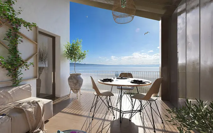 Berre-l'étang écoquartier proche des bords de l'etang à Berre-l'Étang