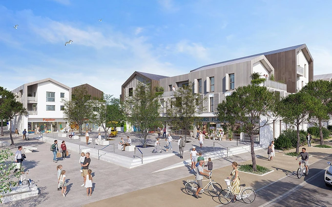 Berre-l'Étang écoquartier proche des bords de l'Etang à Berre-l'Étang