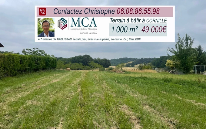 Terrain à partir de 1000m² à Cornille à Cornille