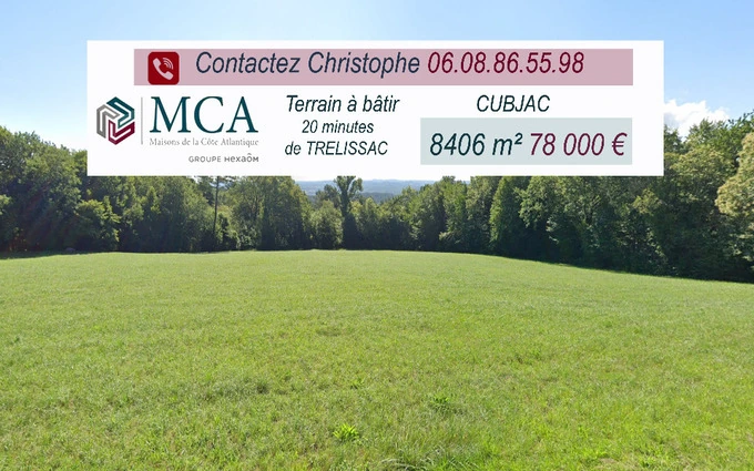Terrain à partir de 8406m² à Trélissac à Trélissac (24750)
