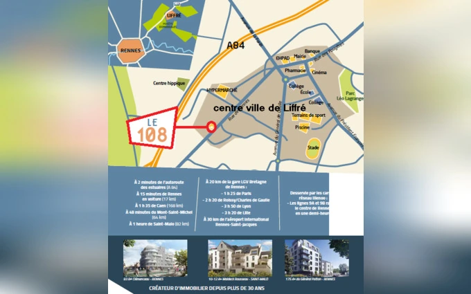 APPARTEMENT 3 PIECES NEUF IMMEUBLE 