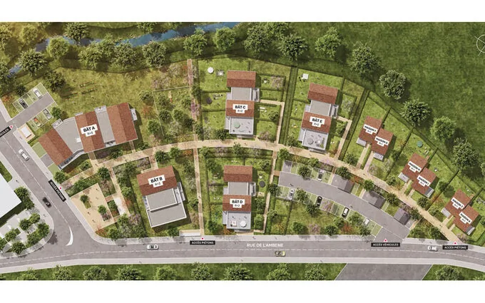 Les rives de l'ambene à Riom