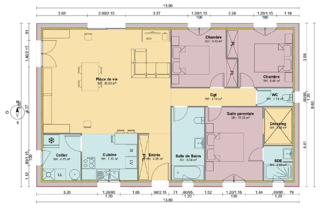 Terrain à partir de 1134m² à Sorges à Sorges