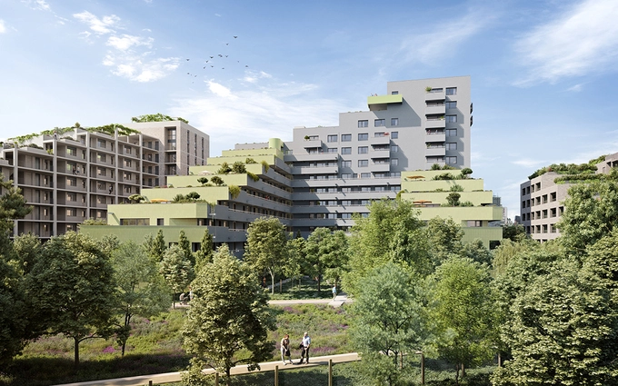 Avenue de l'industrie à Ivry-sur-Seine