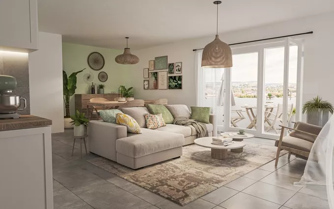 Nouvel orizon - nouveau - t3 à Marseille 13ème