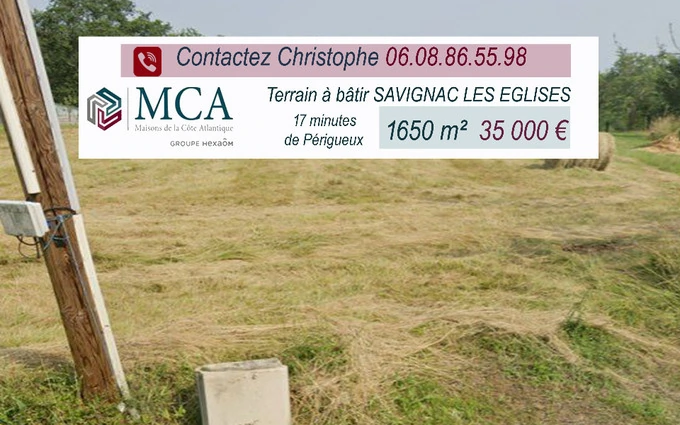 Terrain à partir de 1650m² à Savignac-les-Églises à Savignac-les-Églises