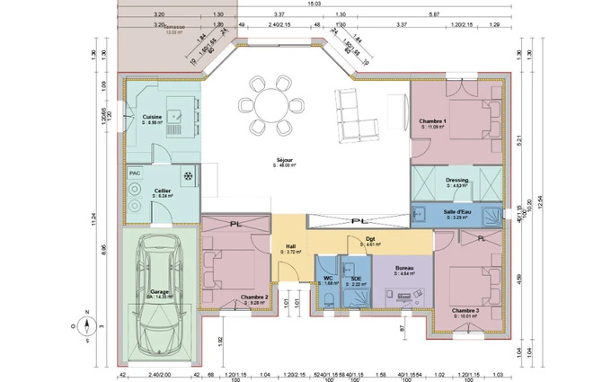 Terrain à partir de 1650m² à Savignac-les-Églises à Savignac-les-Églises