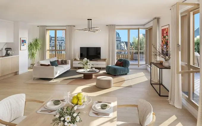 Une agréable vie de quartier aux portes de paris à Courbevoie