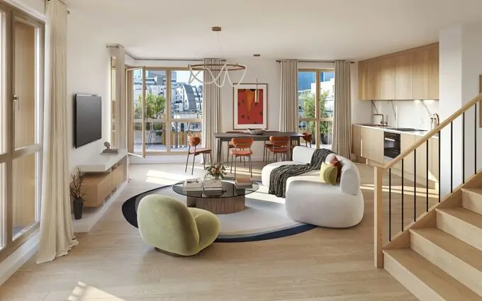 Une agréable vie de quartier aux portes de paris à Courbevoie