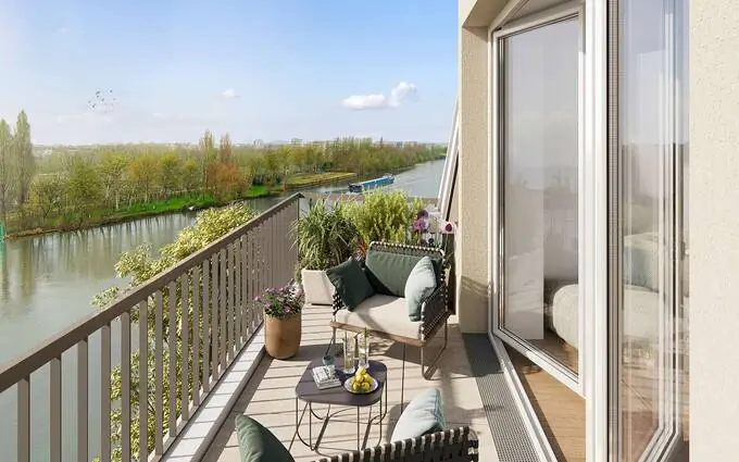 Une résidence élégante face aux bords de seine à Villeneuve-Saint-Georges (94190)