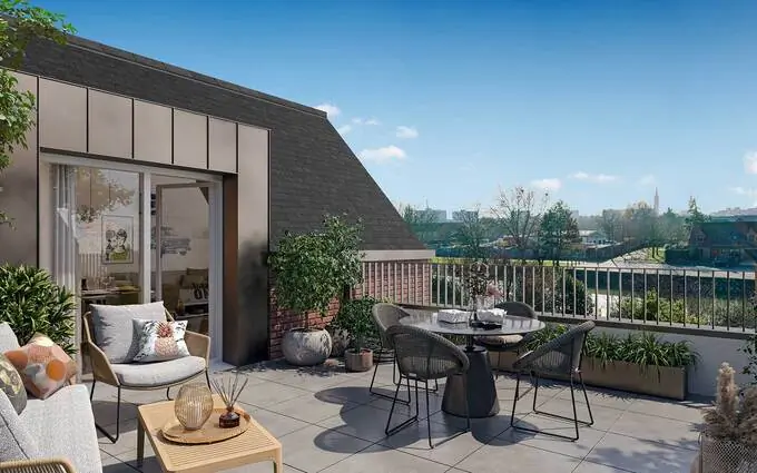 Sur les rives de la lys, face aux prés du hem à Armentières