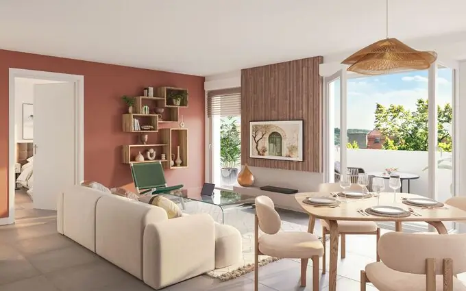 Montpellier  - tva 5,5% - du 2 au 4p - en travaux à Montpellier