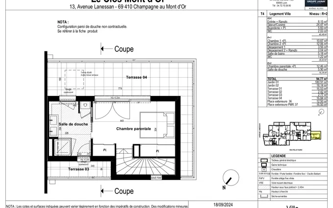 Le clos mont d'or pleine propriete à Champagne-au-Mont-d'Or
