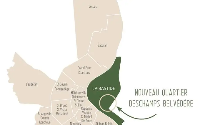 Esprit bastide - accession libre à Bordeaux