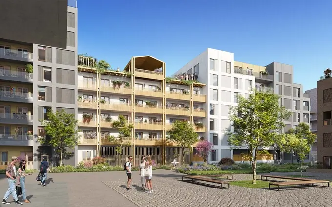 Le long du canal à reims à Reims